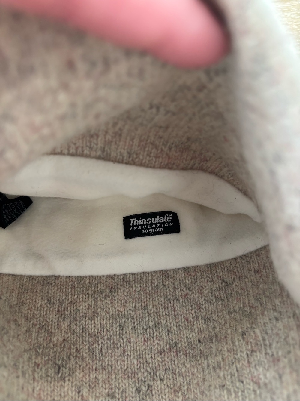 Thinsulate gray knit wool beanie - Picture 2 of 3